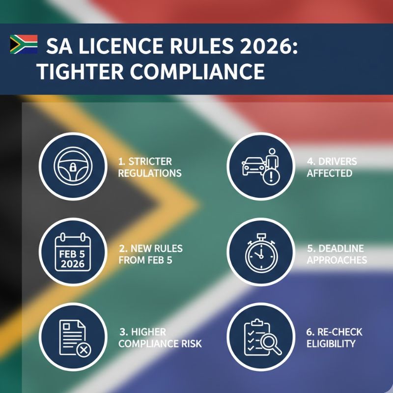 2026 South Africa licence rule