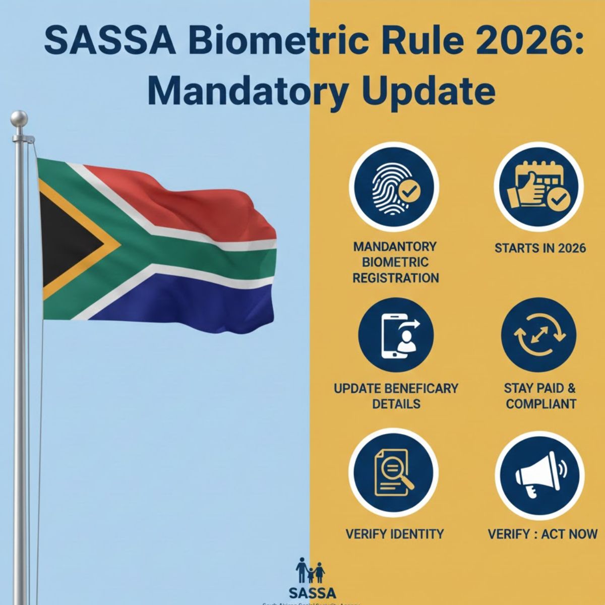 SASSA Biometric Rule 2026