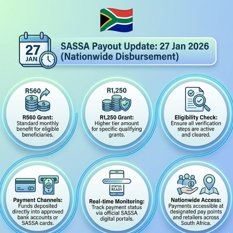 SASSA Confirms R560 2026