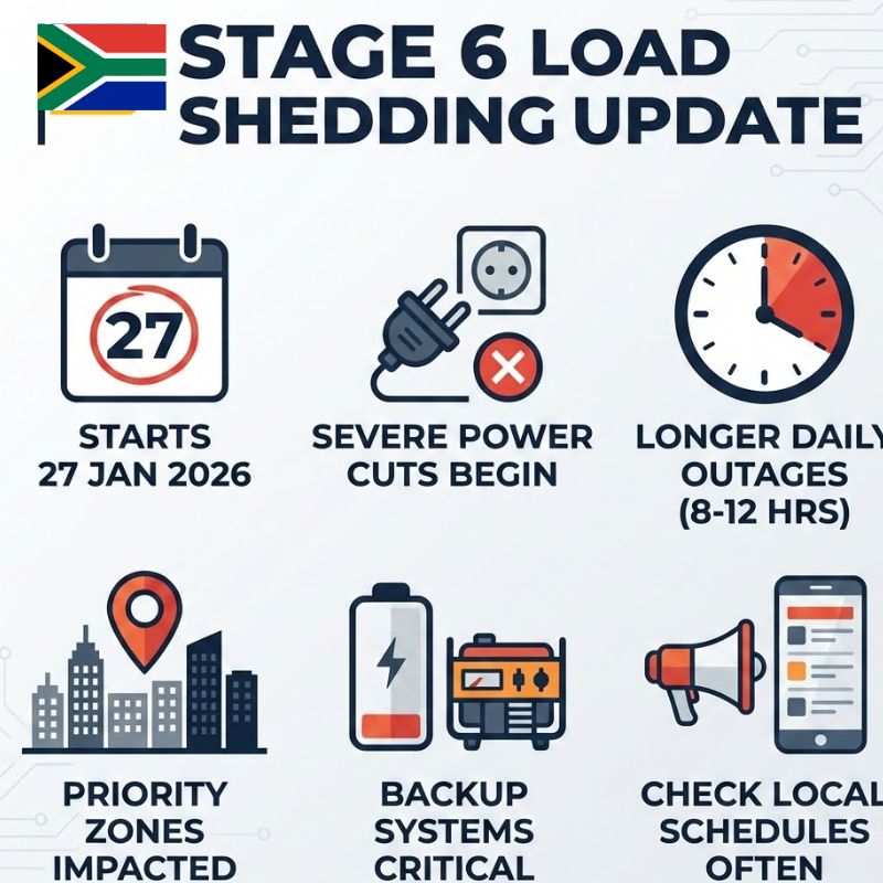 Stage 6 Load Shedding 