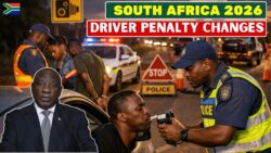 Big Changes for Drivers in South Africa during 2026 including tougher alcohol and penalty limits