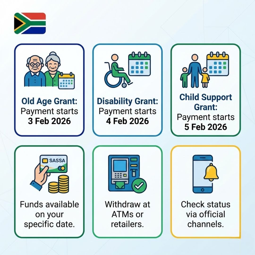 February 2026 SASSA Grants
