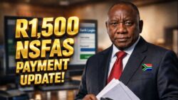 NSFAS R1,500 February 2026 payment update log in steps eligibility checks and banking confirmation