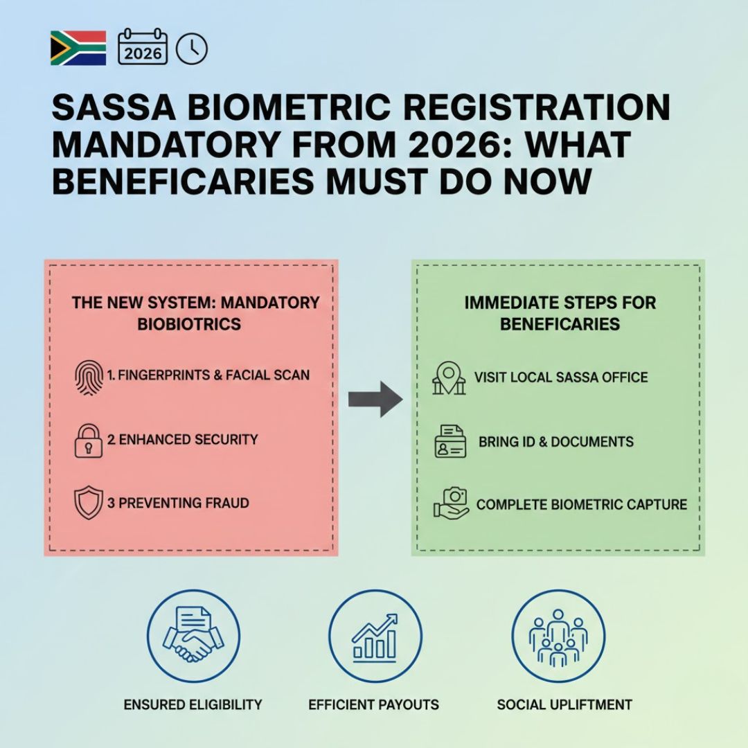 SASSA Biometric Registration Mandatory